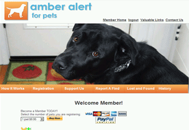 Amber Alert for Pets